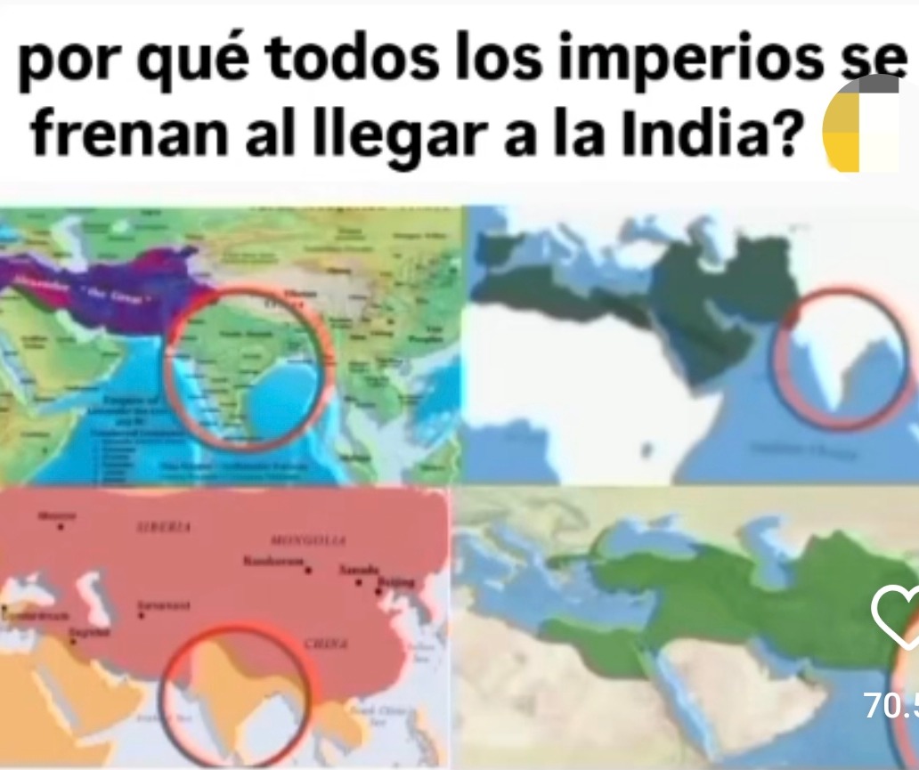 todos los imperios colapsan en la India, no sé qué tiene ese lugar - meme