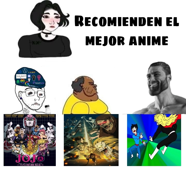 Recomienden el mejor anime - meme