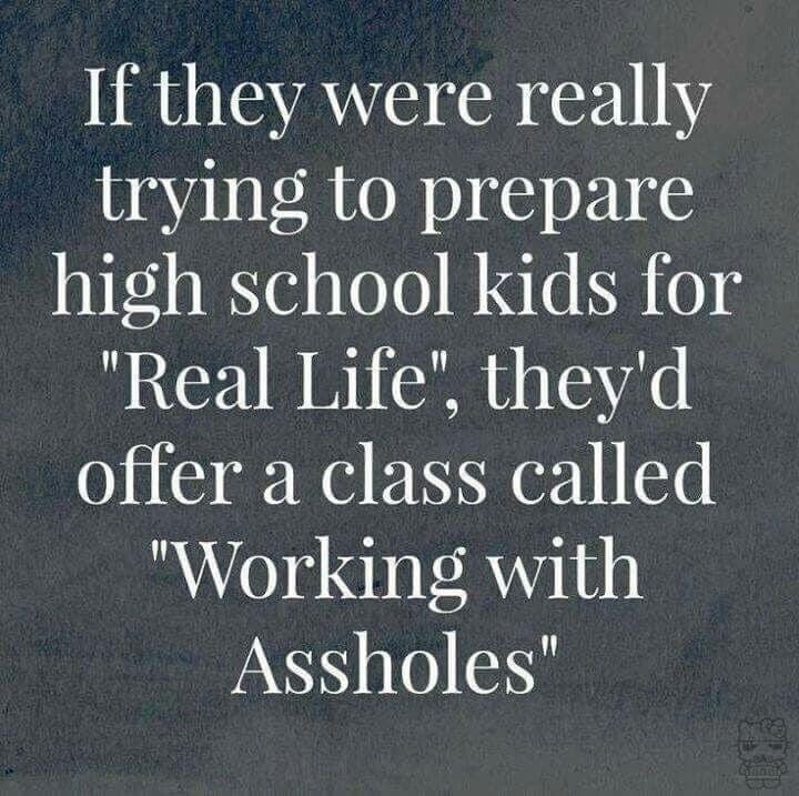 And working for assholes - meme
