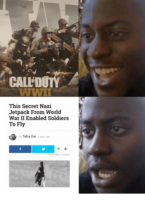 Actually really excited for Cod WW2 tbh - meme