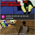 Apu se va de los simpsons
