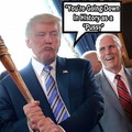 TRUMP ON PENCE MEME: "You're Going Down In History as a Pussy"