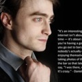 Daniel Radcliffe about the internet