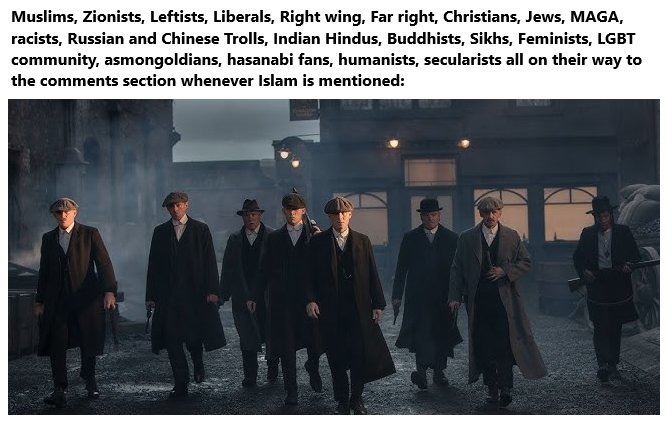 islamophobia is everyone else's fault, and has nothing at all to do with your continual terrorism - meme