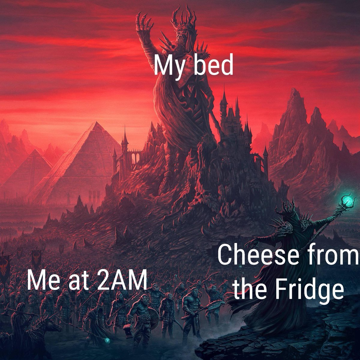 Cheese at 2am - meme