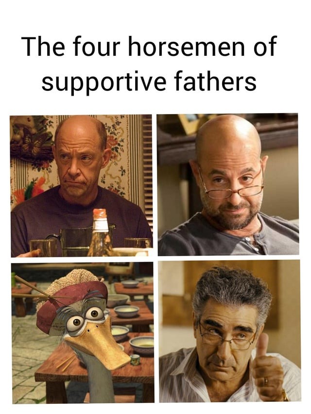 Supportive dad meme