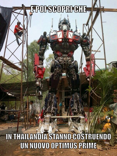 Optimus prime Made in Thai - meme