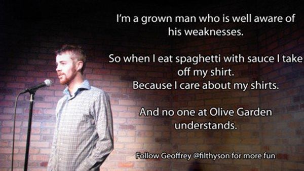 Jeez.  If only Olive Garden understood... - meme