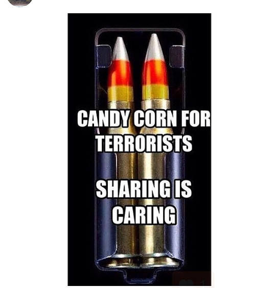 Candy corn for everyone - meme
