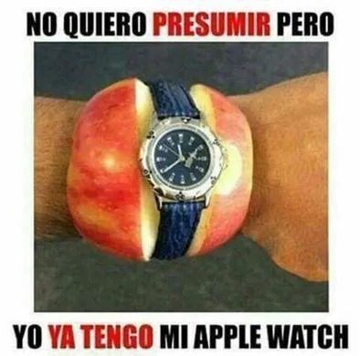 Apple watch literalmente - meme