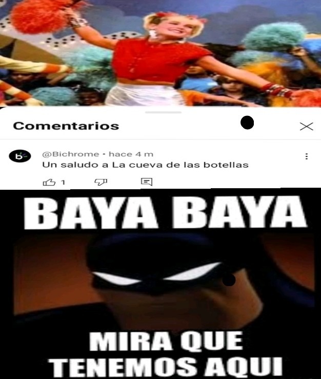 Encontré un amiguito de las cuevas de las botellas en Youtube en un video canción llamado "Xuxa gmi2 :v" - meme