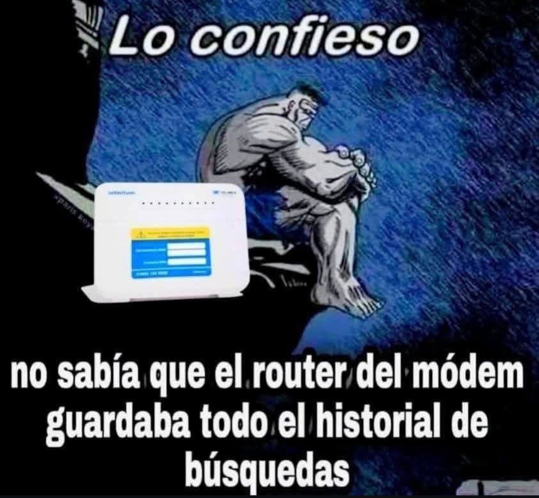 router espía tu historial sin piedad - meme