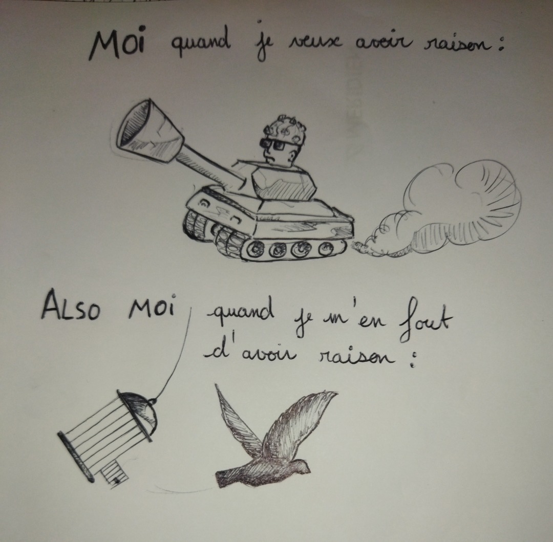 Deuxième mêmes dessiné, après 3 j arrête de compter - meme
