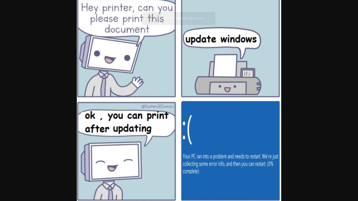 Windows Tuesdays patch be like !!! - meme