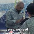 Jesse necesitamos más mejillones en la pescadería