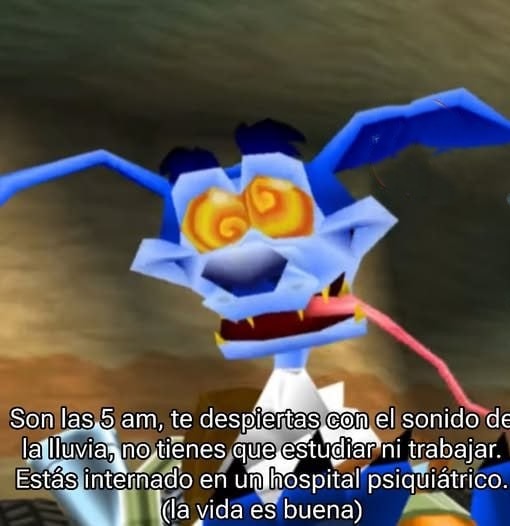 Te despiertas feliz hasta que recuerdas que estás en el psiquiátrico - meme