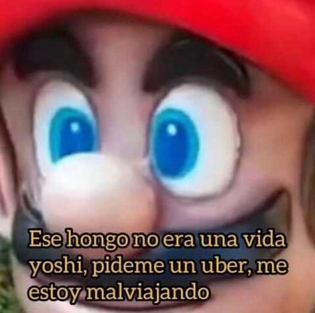 Super Mario de viaje - meme