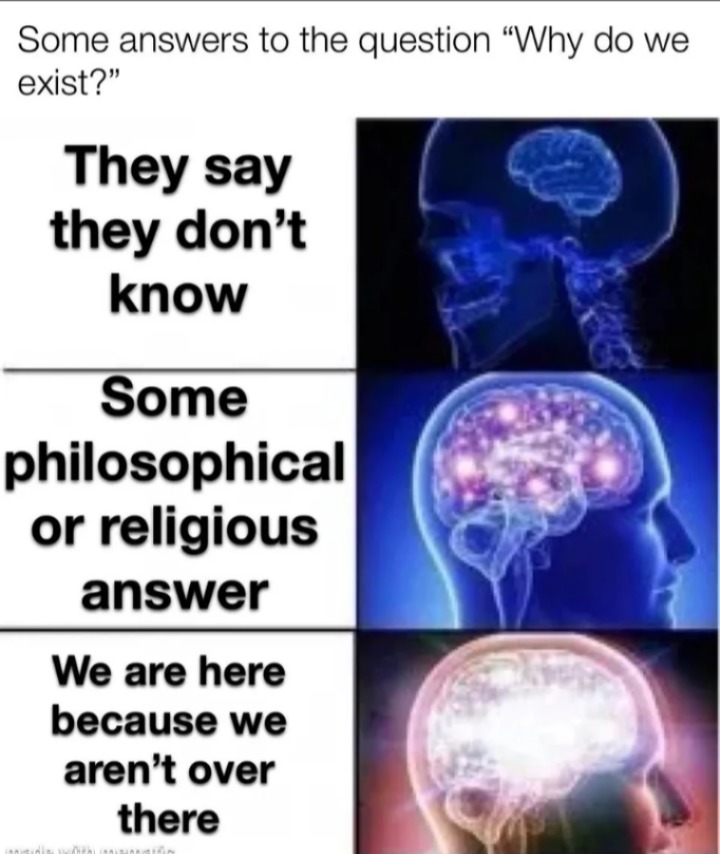 Why do we exist? - meme
