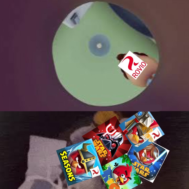 Rovio viendo todos los juegos de angry birds que elimino (me olvidé de poner otros juegos de angry birds  (tenía que poner otros juegos pero me olvidé de eso pero bueno Haci está bien) - meme