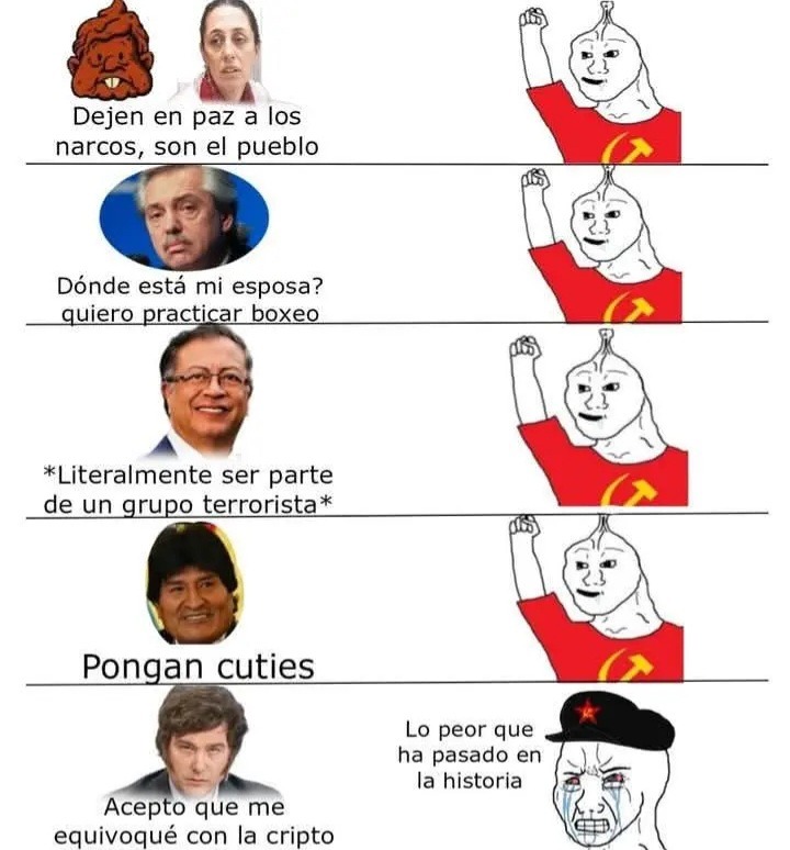 Si, Milei estuvo mal, pero el resto es peor - meme