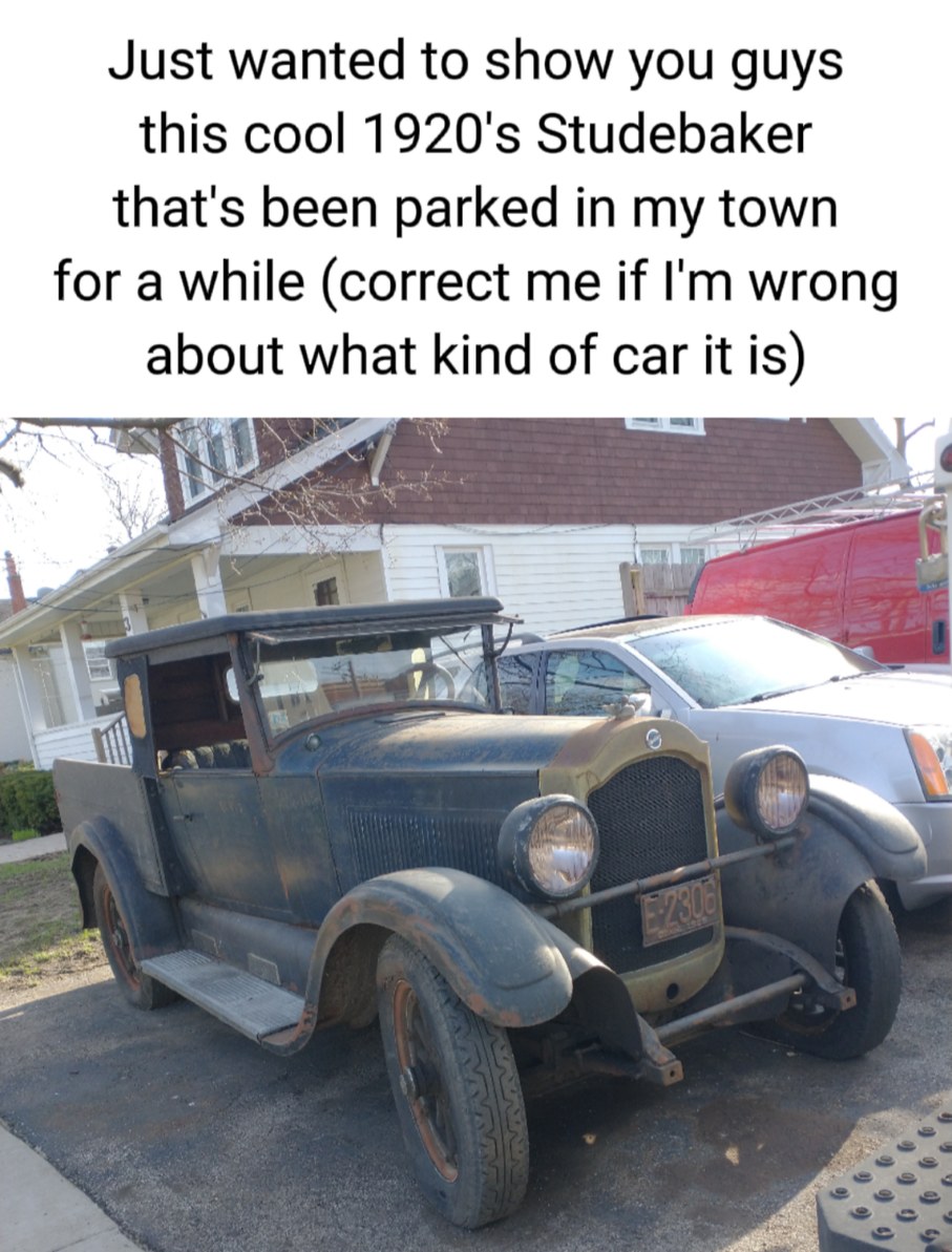 Just thought it's a cool looking old car - meme