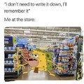 At the store