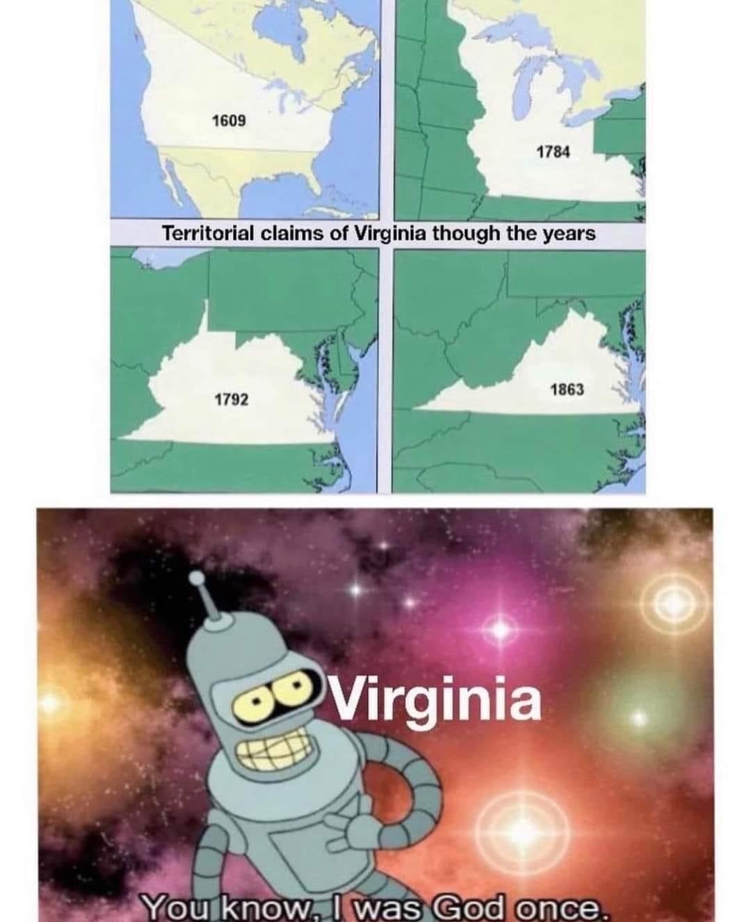 title used to live in VA - meme