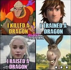 WHAT ARE YE DOIN WITH THE DRAGON DONKEH - meme