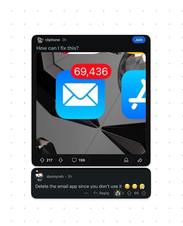Email app - meme