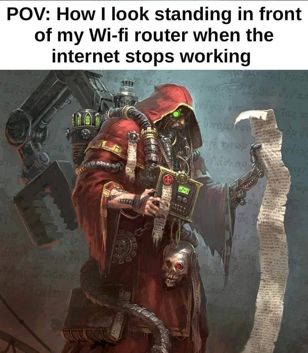 Adeptus mechanicus - meme