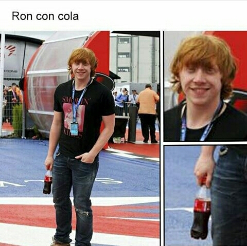 Ron con cola  - meme