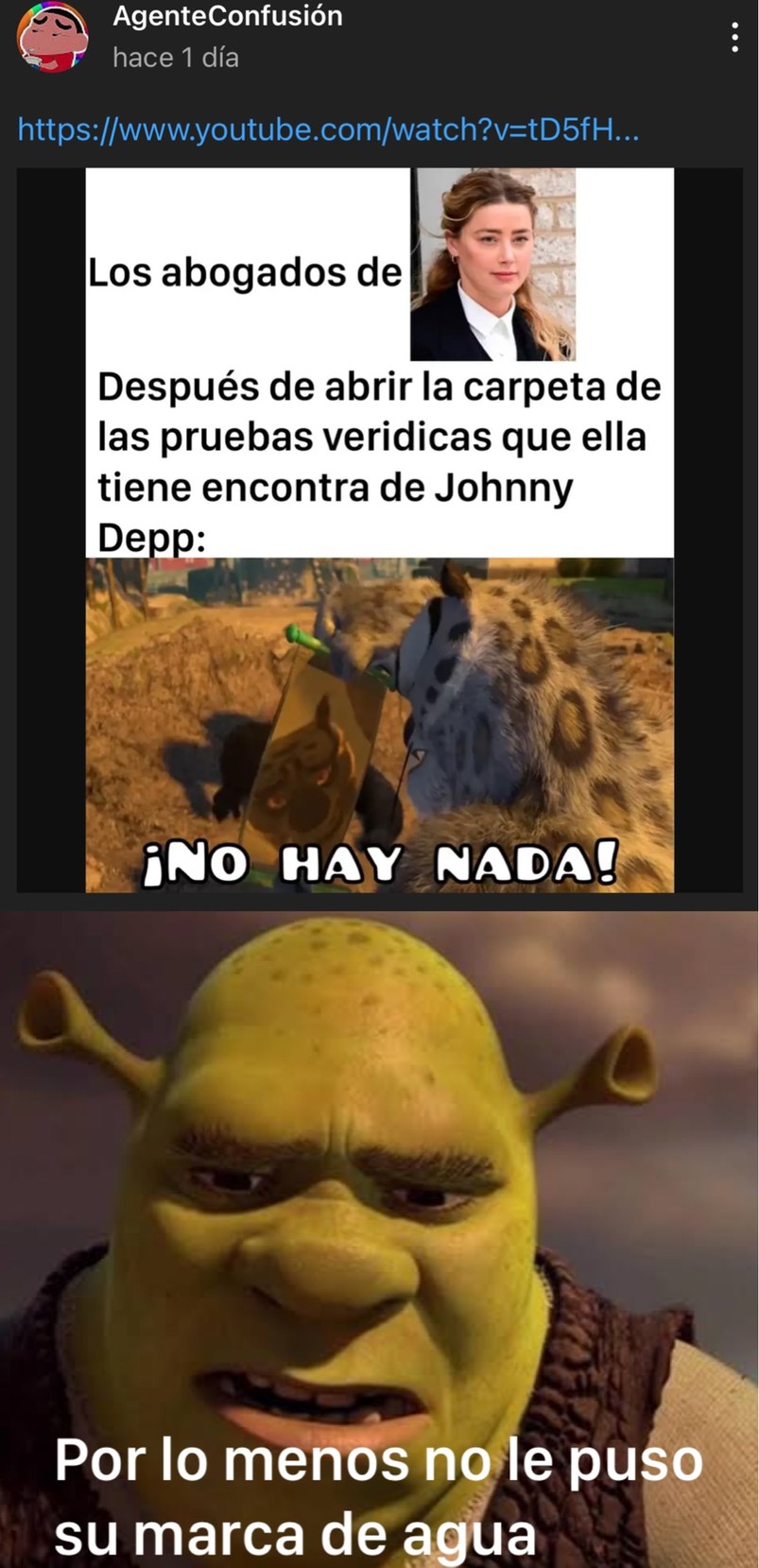 shrek triste meme