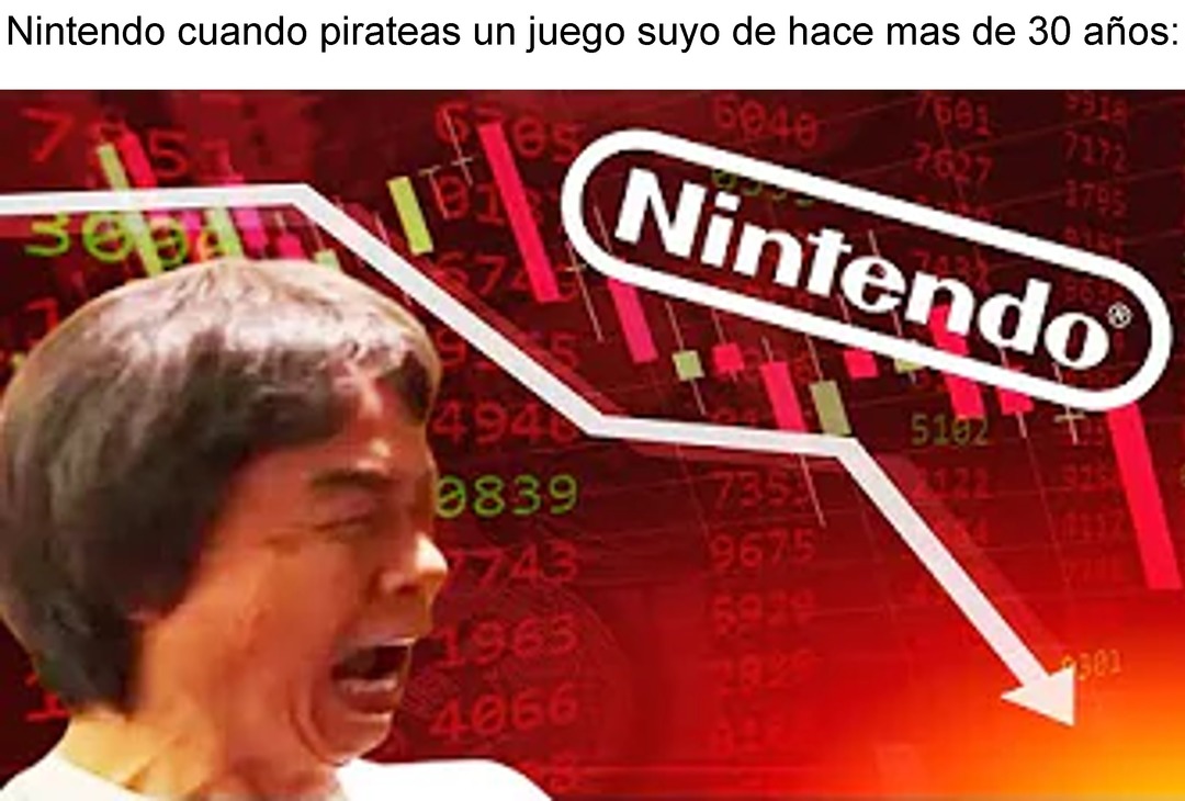 Nintendo armando llanto por nada literalmente - meme