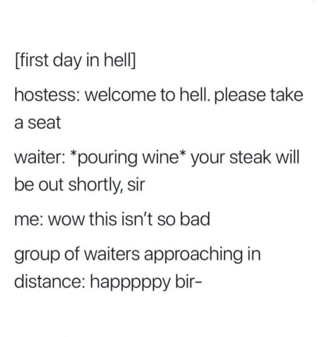 Hell is an Applebees - meme