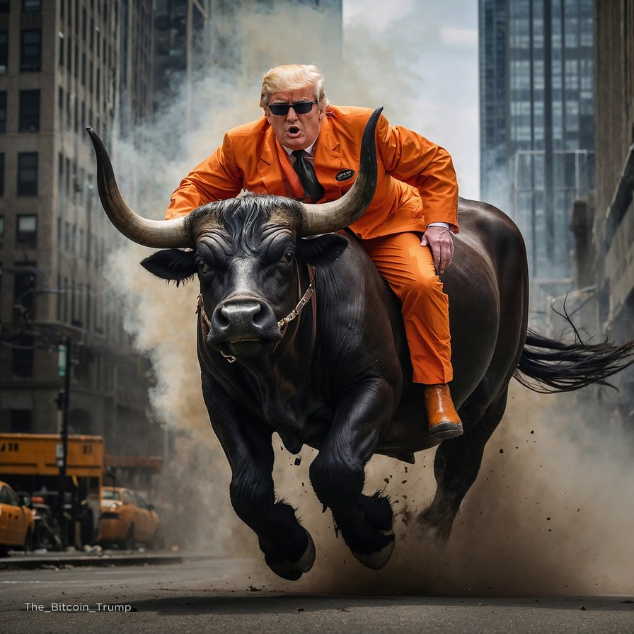 The Bitcoin Trump / Bullrun START - meme