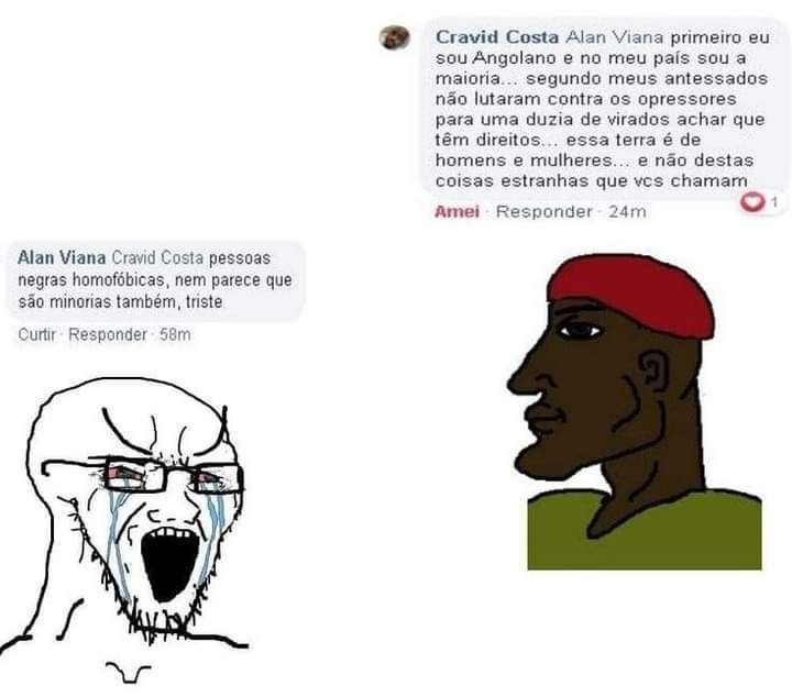 The chad angolano - meme