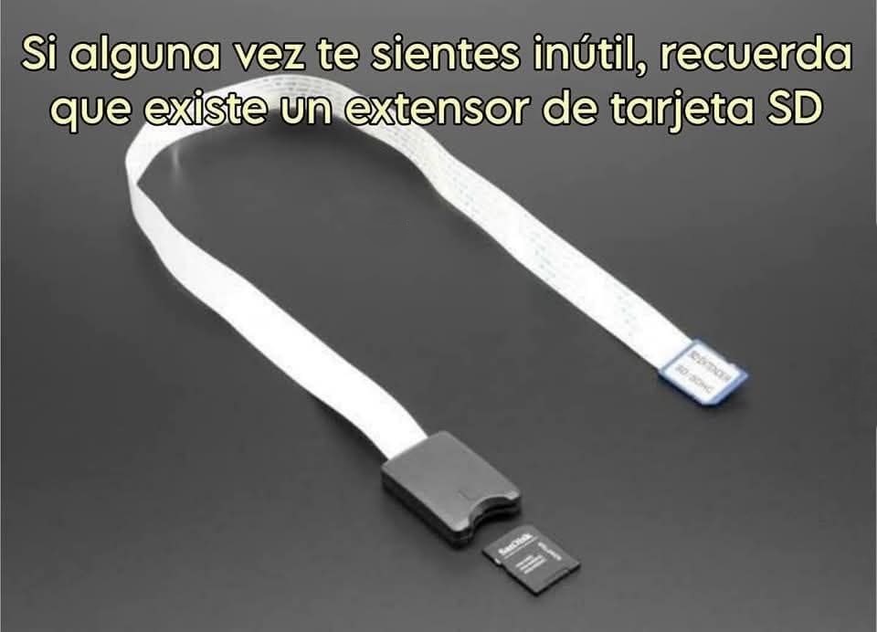 Exensor de tarjeta SD - meme