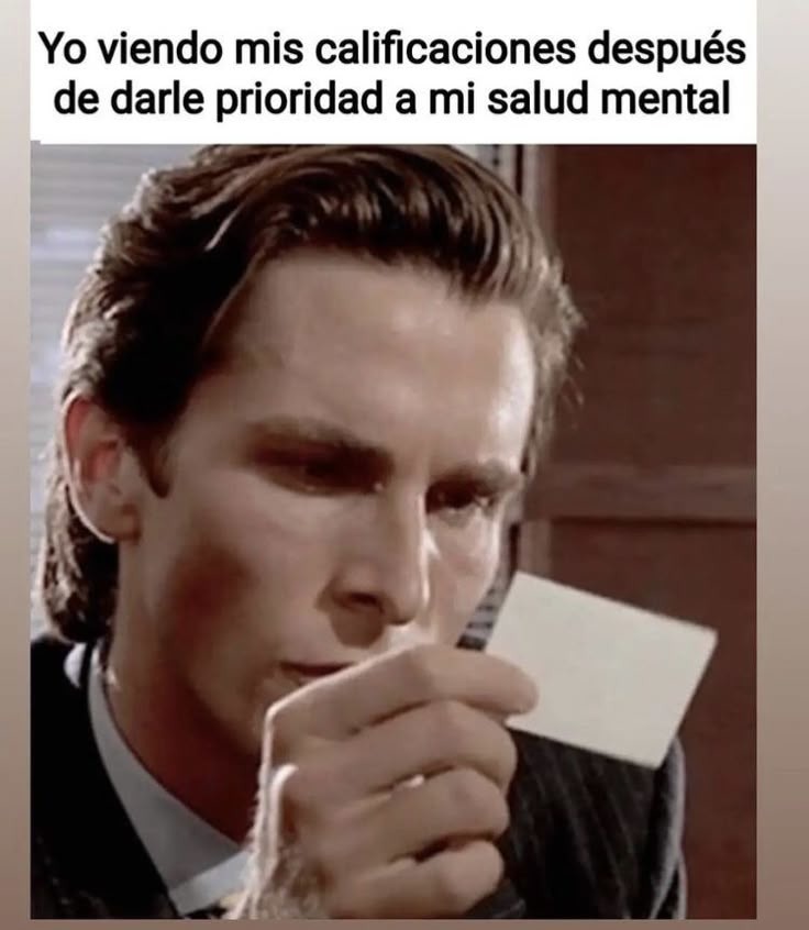 calificaiones vs salud mental