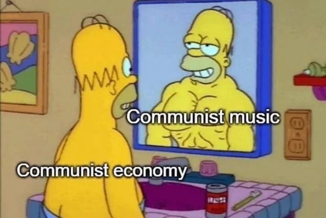 wiping boogers on the ussr anthem - meme