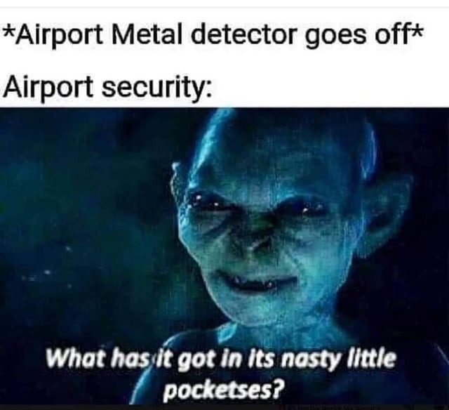 Airpot metal detector meme