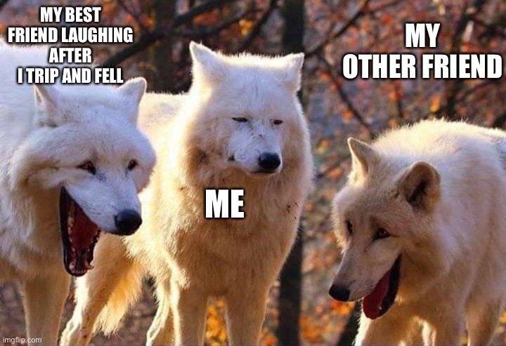 Funny laughing wolves meme - Meme by aypax :) Memedroid