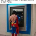 Superman pasando por un mal momento