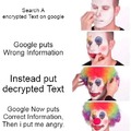 clown make up meme