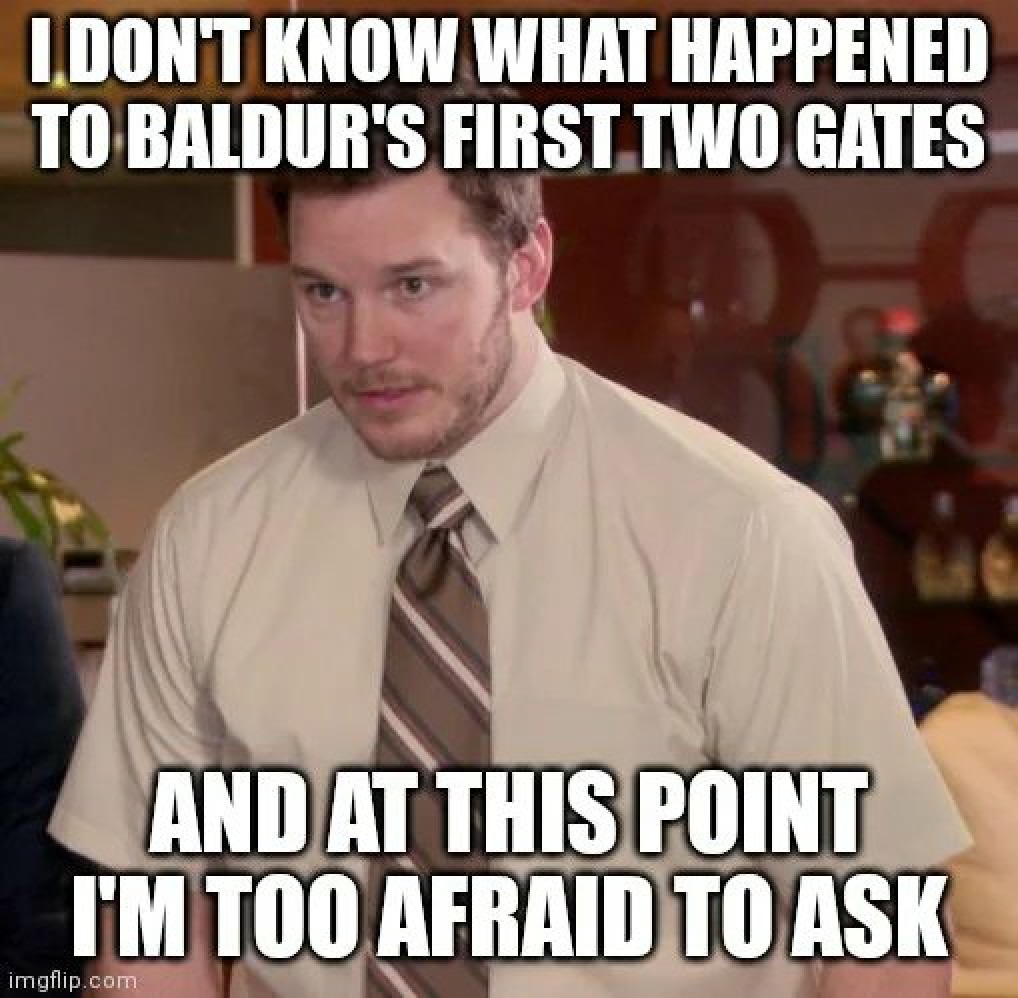 Baldur's Gate(keeping) all the awards - meme