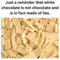 White chocolate facts