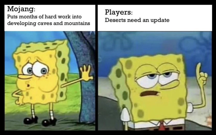 Deserts need an update - meme