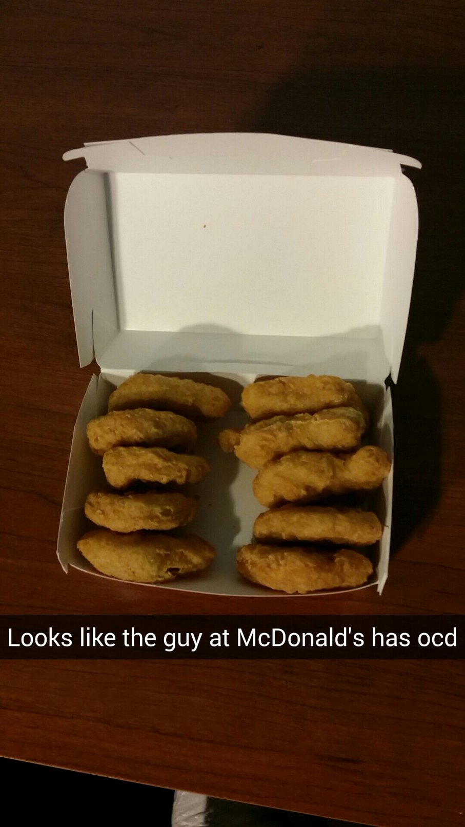 ordered a 10 piece and this is how it came - meme