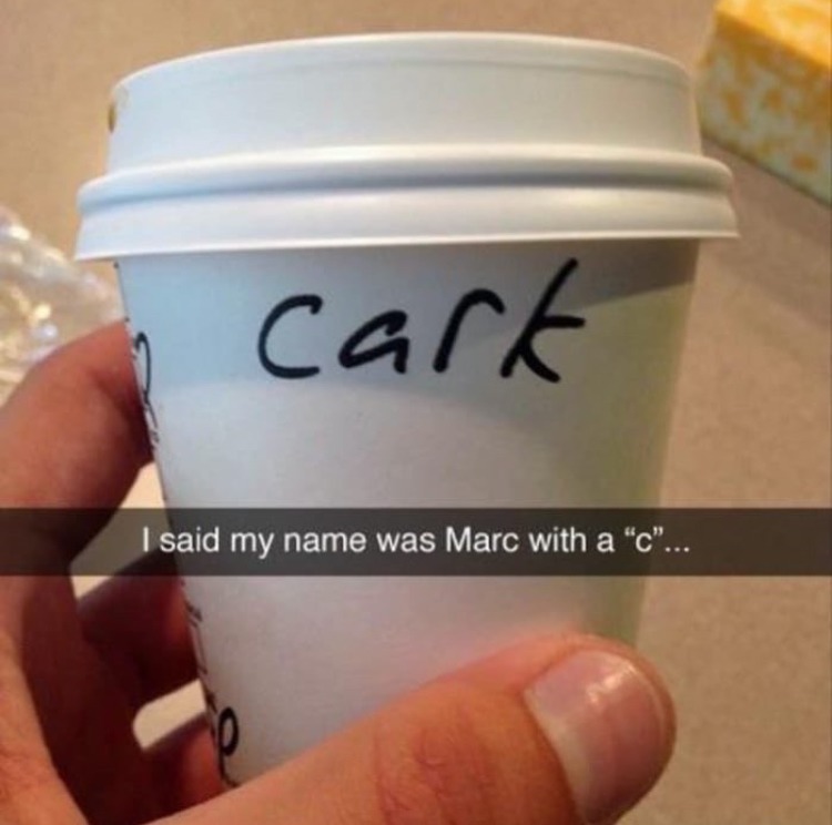 Mark with "c" - meme