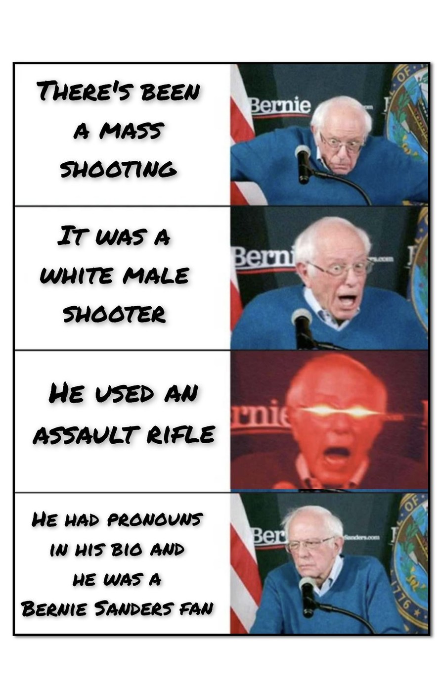 Another Sanders Supporter kills - meme