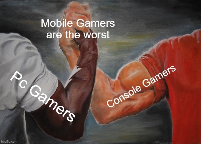 Mobile gamers - meme